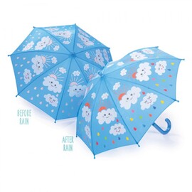 Floss & Rock Colour Changing Umbrella | Raindrops and Clouds