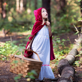 Little Red Riding Hood Cape Size 5-6