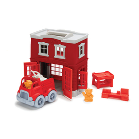 Green Toys - Fire Station Playset Eco Toy