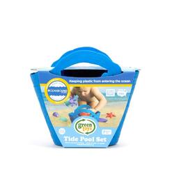 Green Toys Ocean Bound Tide Pool Beach & Bath Toy Set | Blue