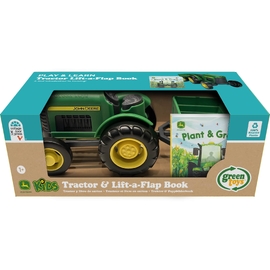 Green Toys - John Deere Tractor & Board Book