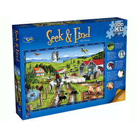 Holdson Seek & Find The Farm 300pc XL Jigsaw Puzzle