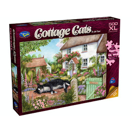 Holdson Cottage Cats The Gate Keeper 500pc Jigsaw Puzzle