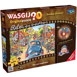 Holdson | WASGIJ? Retro Original No.1 Sunday Drivers! 500pc Jigsaw Puzzle