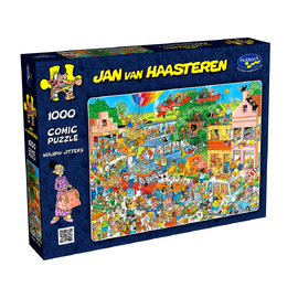 Jan Van Haasteren Holiday Jitters 1000pc Comic Jigsaw Puzzle