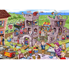 Holdson | WASGIJ? Back to...? No.2 | A 14th Century Castle 1000pc Jigsaw Puzzle