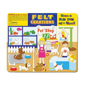 Felt Creations - Pet Shop Felt Story Board