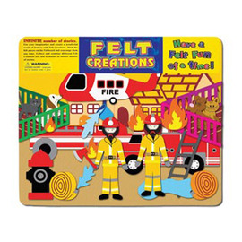 Felt Creations - Fire Engine Felt Board