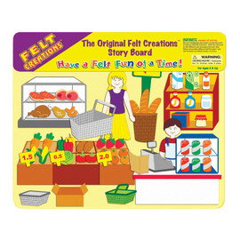 Felt Creations - Supermarket Felt Story Board