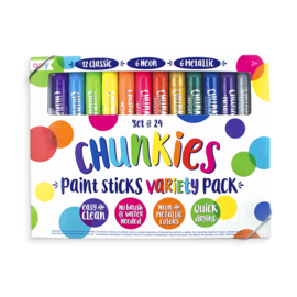 Ooly Chunkies Paint Sticks Variety Pack - 24 Colours