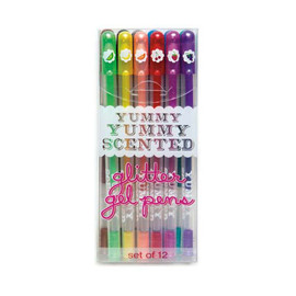Ooly Yummy, Yummy Scented Glitter Gel Pens 12 Pack