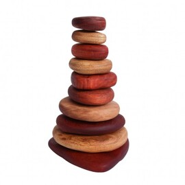 In-Wood | Stacking Stones Natural 12pc
