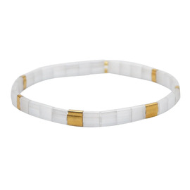 Ibiza Bracelet Crystal White