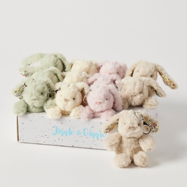 Foral Bunny Keychain