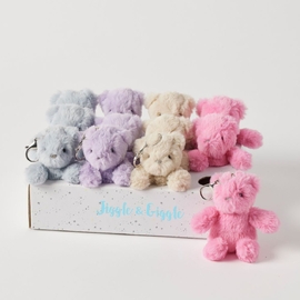 Jiggle & Giggle Teddy Keychain