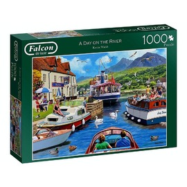 Falcon de luxe A Day on the River 1000pc Jigsaw Puzzle