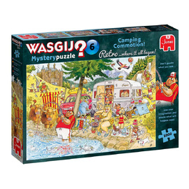 WASGIJ? Retro Mystery No.6 Camping Commotion 1000pc Jigsaw Puzzle