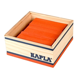 KAPLA Planks Orange | 40pc Colour Plank Set
