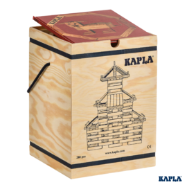 KAPLA Planks 280 Case | 280pc Plain Plank Set with Colour Book