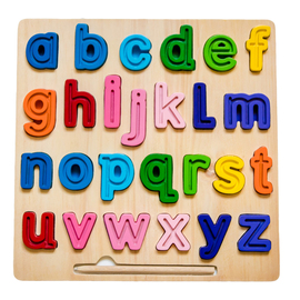 Kiddie Connect ABC Lowercase Chunky Tracing Puzzle