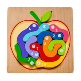 Kiddie Connect 123 Worm Puzzle