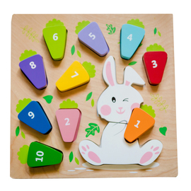 Kiddie Connect 123 Carrot Puzzle