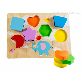 Kiddie Connect Flying Balloon Chunky Shape Puzzle