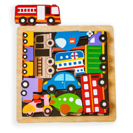Kiddie Connect Vehicles Chunky Puzzle