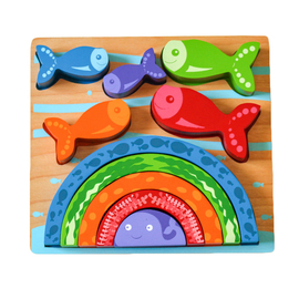 Kiddie Connect Rainbow Fish Puzzle