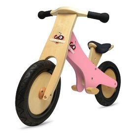 Kinderfeets Wooden Balance Bike | Pink Chalkboard