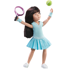 Kruselings Luna Doll - Luna Loves Tennis Set