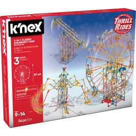 K'NEX Thrill Rides| 3-in-I Classic Amusement Park Construction Set