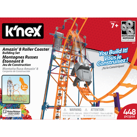 K'NEX Amazin 8 Roller Coaster 448 Pieces
