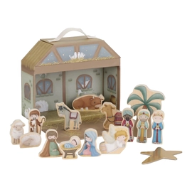 Little Dutch Wooden Nativity Play Box