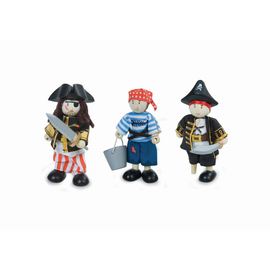 Le Toy Van Budkins - Pirate Wooden Dolls
