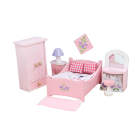 Le Toy Van Sugar Plum Master Bedroom Wooden Dolls House Furniture