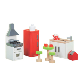 Le Toy Van Sugar Plum Kitchen | Wooden Dolls House Furniture Pack
