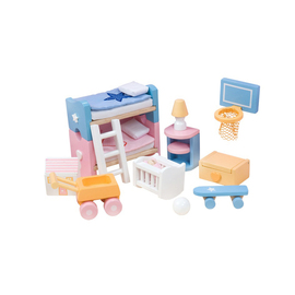 Le Toy Van Sugar Plum Children's Room Dolls House Furniture Pack