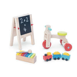 Le Toy Van Daisylane Play Time Set | Wooden Dolls House Accessory Set