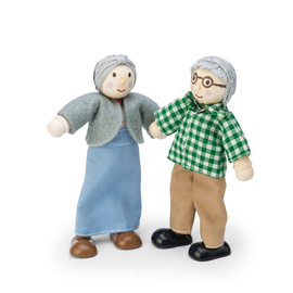 Le Toy Van Budkins - Grandparents Wooden Dolls