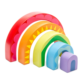 Le Toy Van Petilou Rainbow Tunnel Wooden Toy