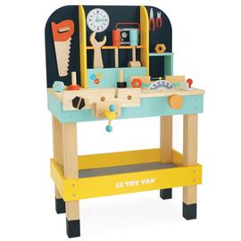 Le Toy Van Alex's Work Bench | Wooden Toy Tool Bench
