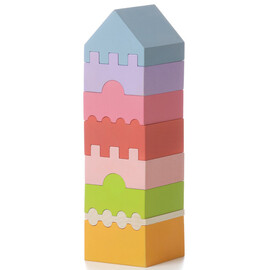 Cubika Block Tower Wooden Block Set