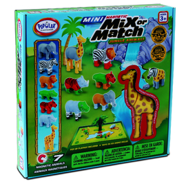 Mini Magnetic Mix Or Match Jungle Animals