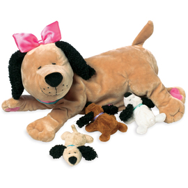 Manhattan Toy Co. Nursing Nana Dog with Puppies