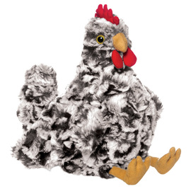 Manhattan Toy Co. Plush Black & White Speckled Chicken - Henley