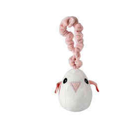 Maud N Lil Organic Baby Soft Toy Bird - Tweet Pink