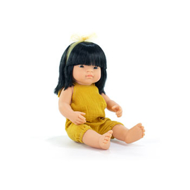 Miniland Asian Girl Doll Dressed 38cm  