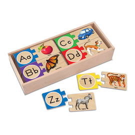 Melissa & Doug - Self-Correcting Alphabet Letter Puzzles