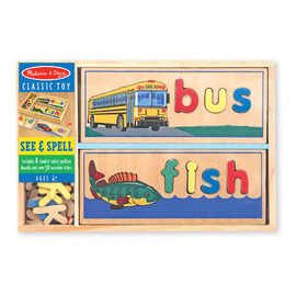 Melissa & Doug See & Spell Wooden Spelling Puzzle
